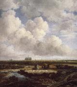 Jacob van Ruisdael View of Haarlem with Bleaching Grounds USA oil painting artist